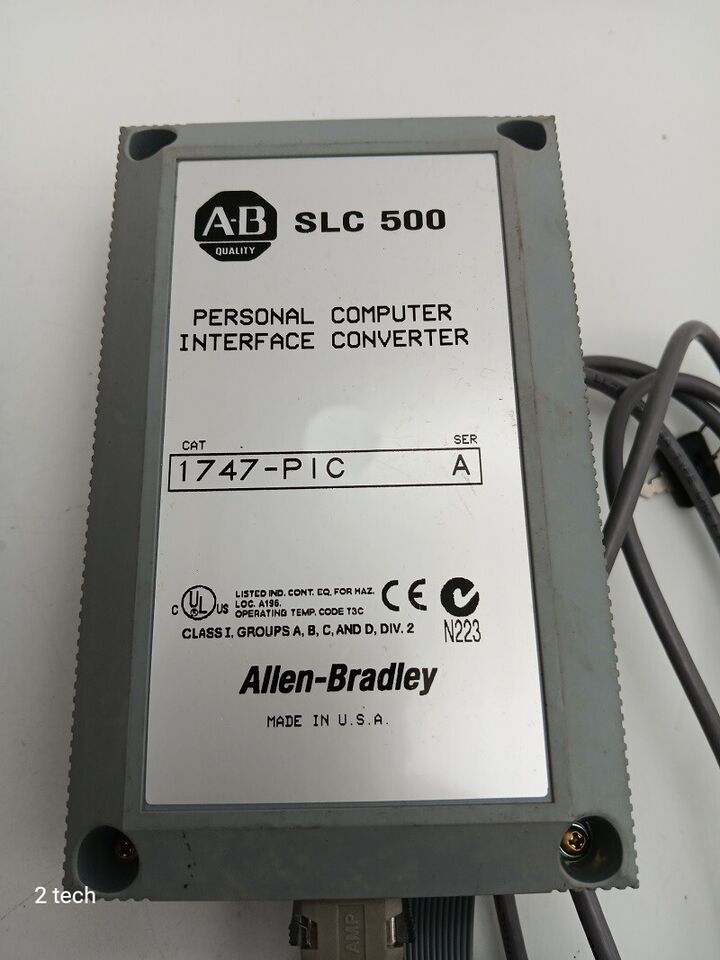 Convertisseur d’interface Allen Bradley avec câble pour module série SLC 500